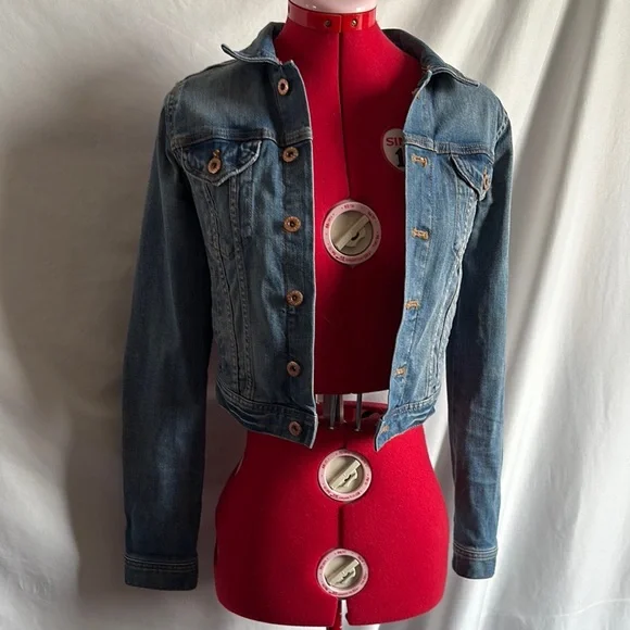 Divided Blue Jean Jacket - Picture 1 of 7